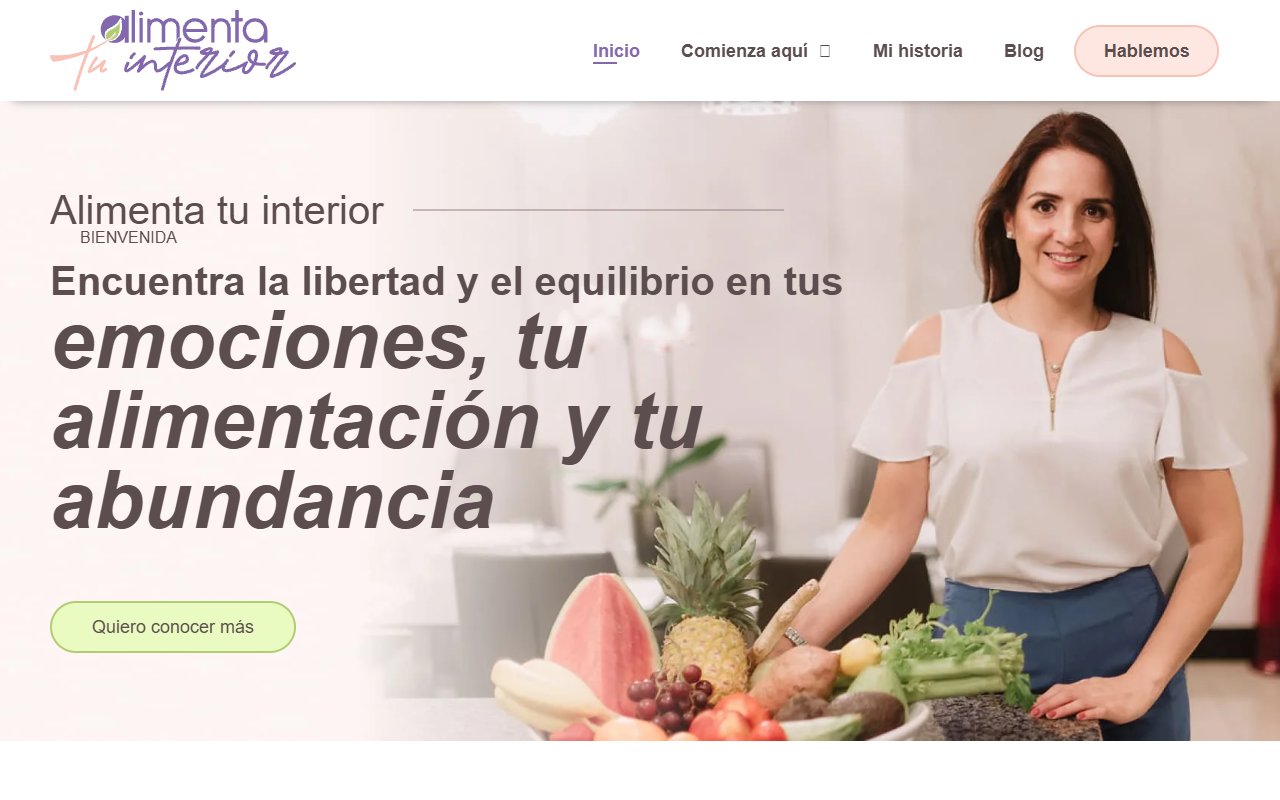 Alimenta tu interior
